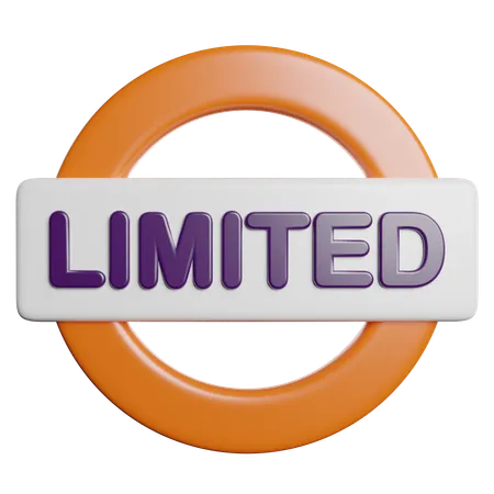 Limitado  3D Icon