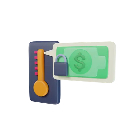 Limite do cartão de crédito  3D Icon