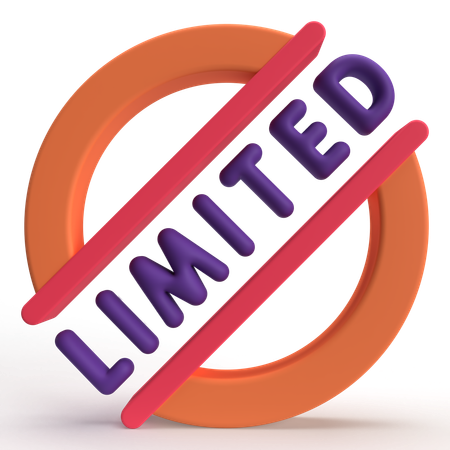 Limited  3D Icon