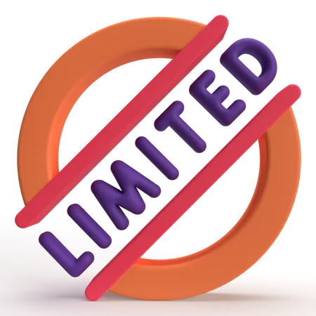 Limited  3D Icon