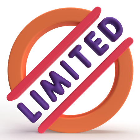 Limited  3D Icon