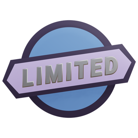Limited  3D Icon