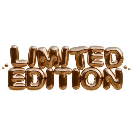 Limited Edition  3D Icon