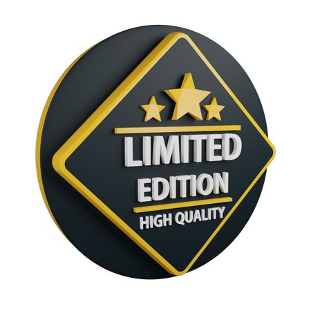 Limited edition  3D Icon