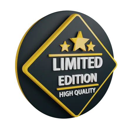 Limited edition  3D Icon