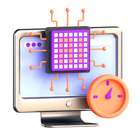 Limited Memory Machines  3D Icon