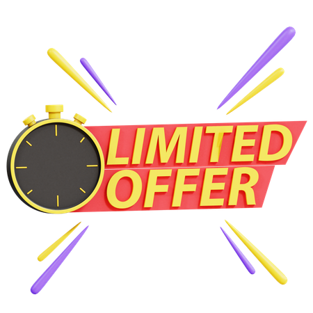 Limited Offer  3D Icon
