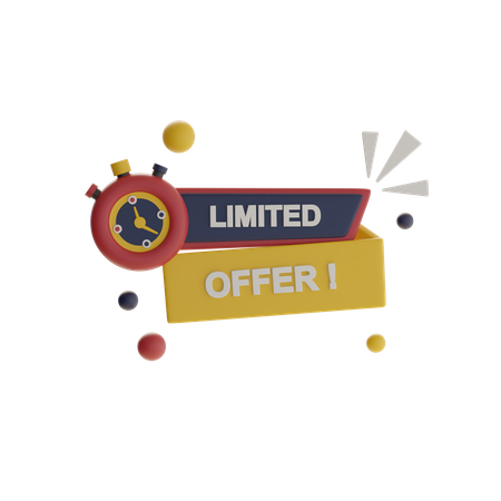 Limited Offer  3D Icon