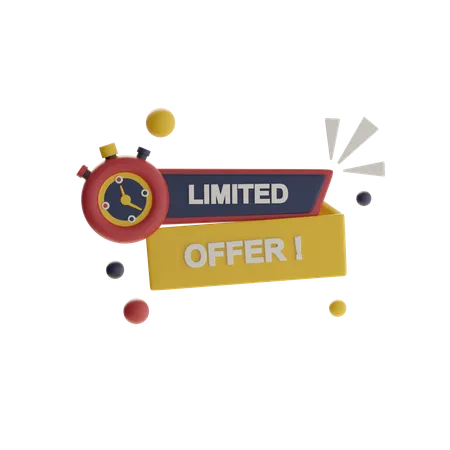 Limited Offer  3D Icon