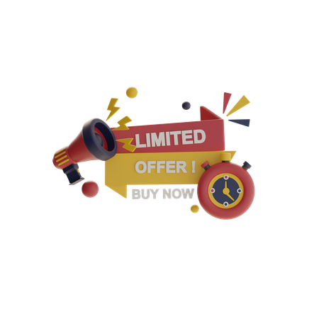 Limited Offer  3D Icon