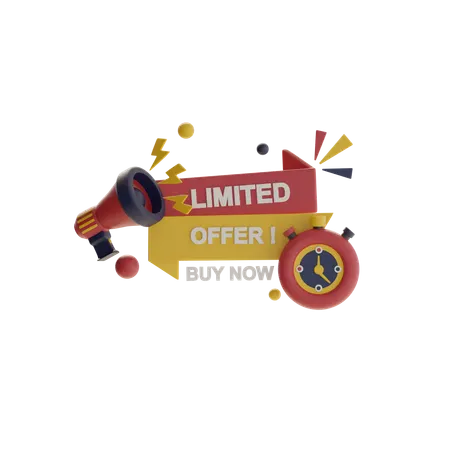 Limited Offer  3D Icon