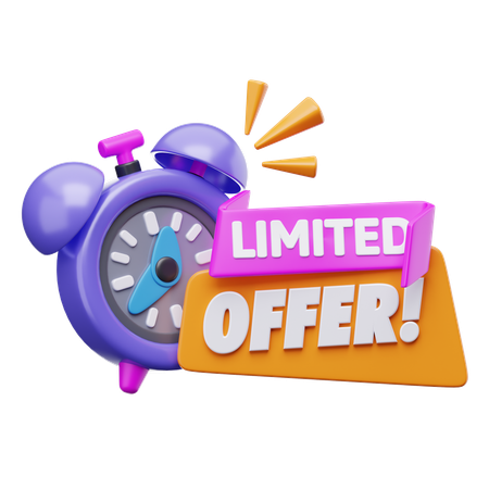 Limited Offer  3D Icon