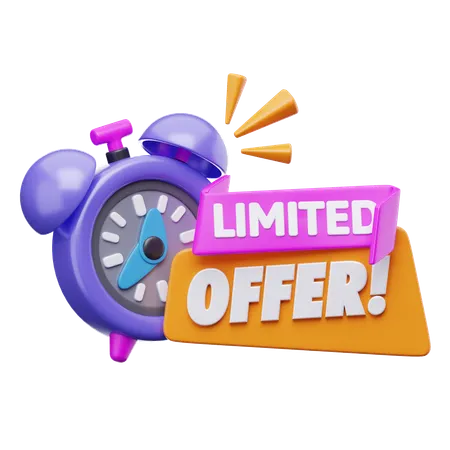 Limited Offer  3D Icon