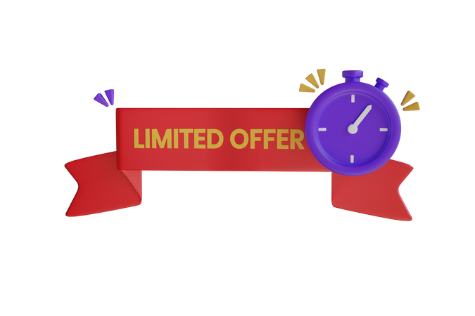 Limited Offer  3D Icon