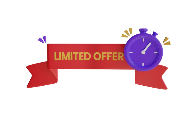 Limited Offer  3D Icon