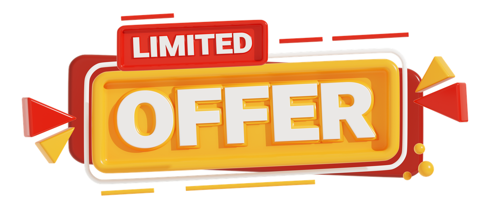 Limited Offer  3D Icon