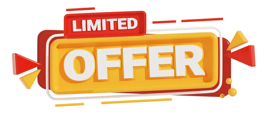 Limited Offer  3D Icon