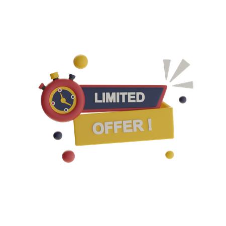 Limited Offer  3D Icon