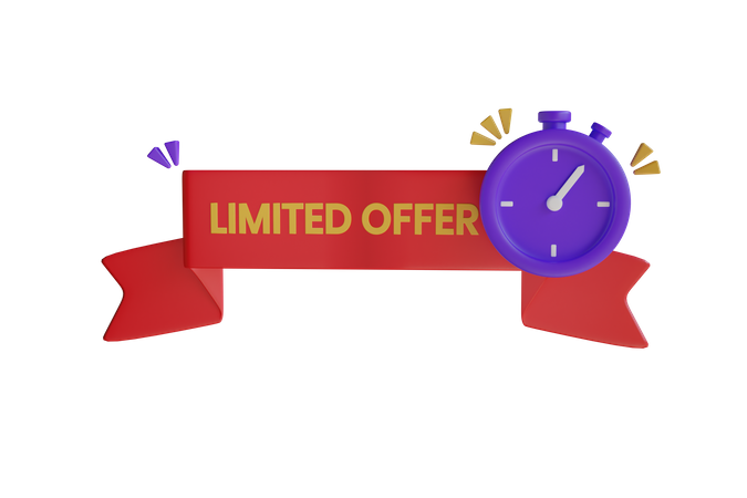 Limited Offer  3D Icon