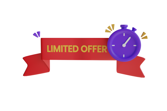 Limited Offer 3D Icon