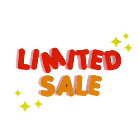 Limited sale  3D Icon