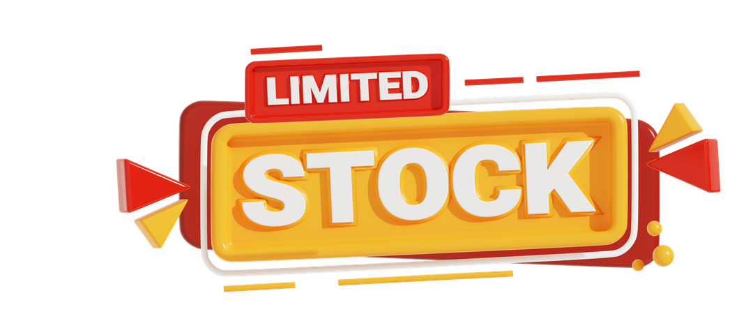 Limited Stock  3D Icon