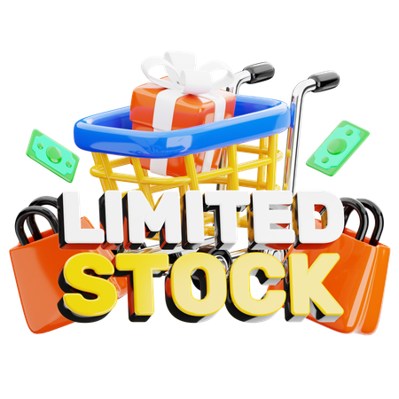 Limited Stock  3D Icon