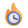 time burn 3d logos