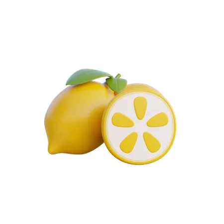 Limón  3D Icon