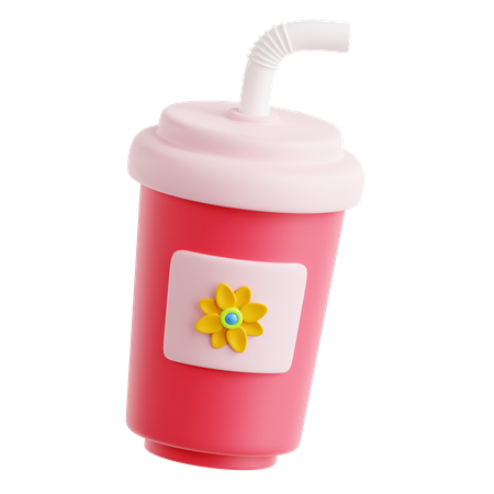 Limonade trinken  3D Icon