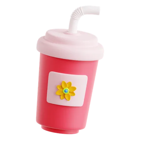 Limonade trinken  3D Icon