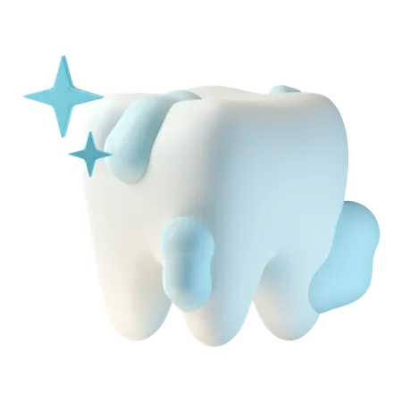 Limpar dente  3D Icon