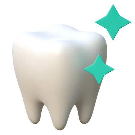 Limpar dente  3D Icon