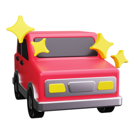 Limpeza de carro  3D Icon