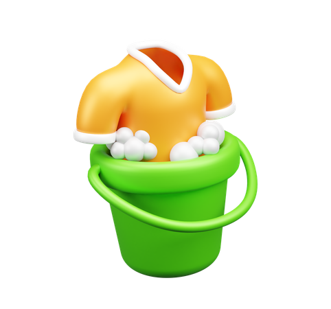 Limpeza de roupas  3D Icon