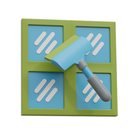 Limpiacristales  3D Icon