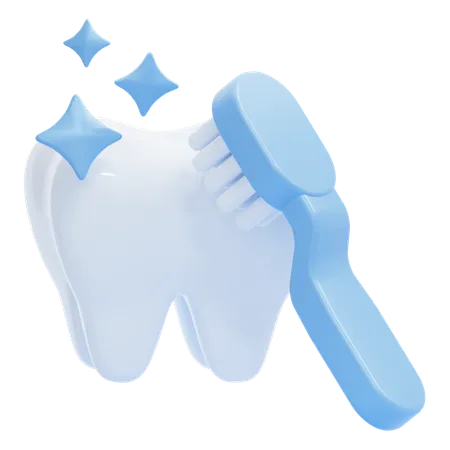 Limpieza Dental  3D Icon