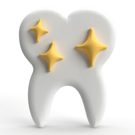 Limpieza de dientes  3D Icon