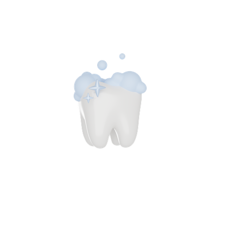 Limpieza de dientes  3D Icon