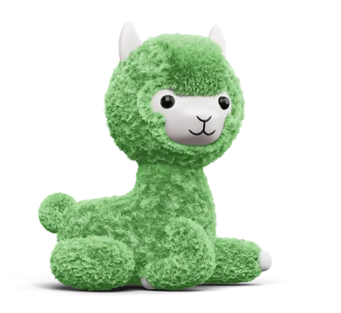 Linda alpaca  3D Icon