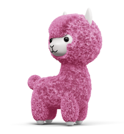 Linda alpaca  3D Icon