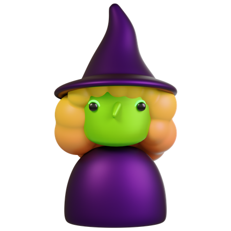 Linda bruja  3D Icon