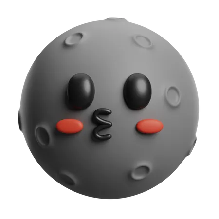 Linda luna  3D Icon