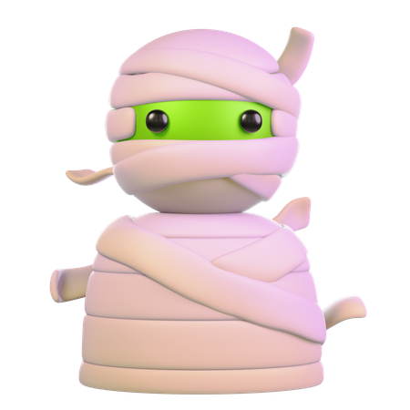 Linda momia  3D Icon