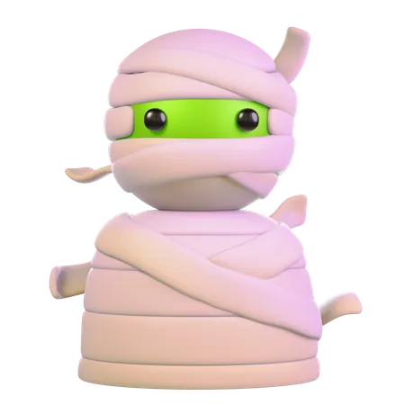 Linda momia  3D Icon