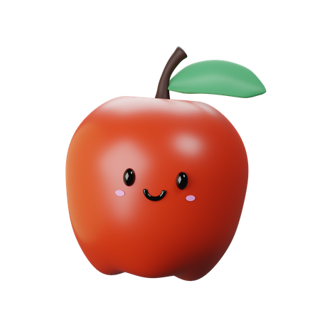 Linda manzana  3D Icon