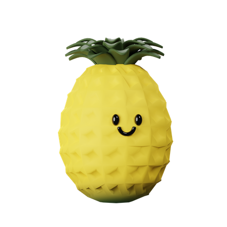 Linda piña  3D Icon