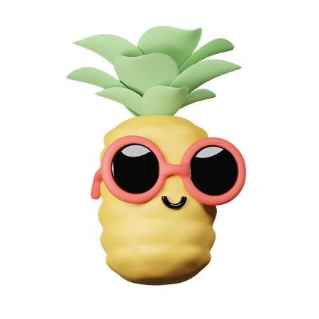 Linda piña  3D Icon