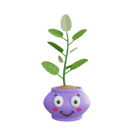 Linda planta  3D Icon