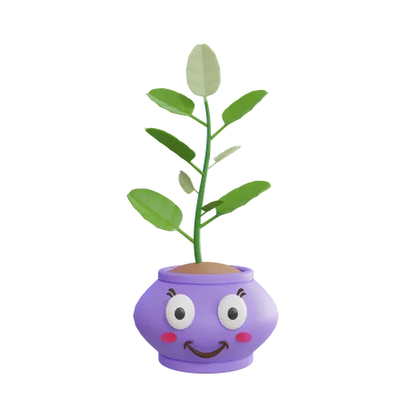 Linda planta  3D Icon